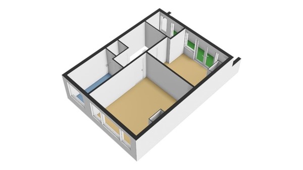 Floorplan - Persijnstraat 5B, 3021 RT Rotterdam